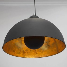 Lustra moderna, Pendul negru / auriu diametru 35cm, Studio A-19697 VC