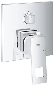 Baterie incastrata cu comutator cu 3 cai, crom