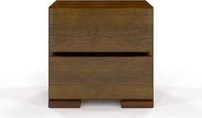 Noptieră lemn masiv Clement Personalizabilă, 40 × 34 × 38 cm - Alb