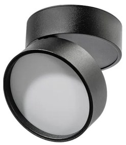 Spot LED aplicat directionabil de tavan/plafon MONA 12W 3000K negru