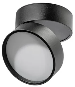 Spot LED aplicat directionabil de tavan/plafon MONA 12W 3000K negru