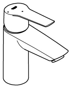 GROHE 311372432 - Baterie pentru lavoar QUICKFIX START 165 mm, neagră