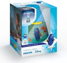 Philips 71769/90/16 - Lampa copii DISNEY FINDING DORY LED/0,1W/3xAAA