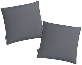 Set 2 buc perne de exterior CALINO 45x45 cm, gri inchis