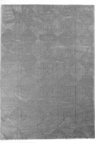 Covor MOTTO, 120x180 cm, forma dreptunghiulara, poliester, gri, 4586