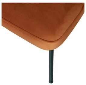 Scaune de dining cărămizii 2 buc. din catifea Vogue – WOOOD