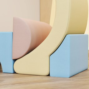 AIYAPLAY Set 5 Blocuri Moi pentru Copii 1.5-8 Ani Multicolor | Aosom Romania