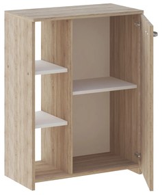 Set Living haaus Alice, Stejar Sonoma/Alb, L 220 cm
