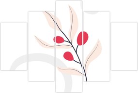 Tablou - Abstracție florală roz N⁰3 (150x105 cm)