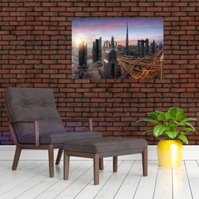 Tablou - Panorama din Dubai (90x60 cm)