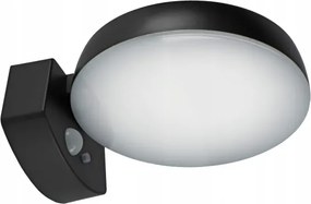 Aplică de perete solară LED cu senzor LED/3W/3,7V 1800 mAh IP54 negru