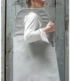 Cos de rufe Brabantia 1001093, 55 L, Fund solid si detasabil, Manere magnetice, Gri