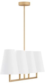 Lustră pe tijă SAFIANO 4xE27/15W/230V auriu Argon 1828