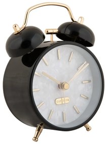 Karlsson 6009BK ceas cu alarmă de design negru,diametru 12 cm