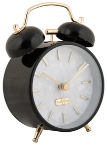 Karlsson 6009BK ceas cu alarmă de design negru,diametru 12 cm