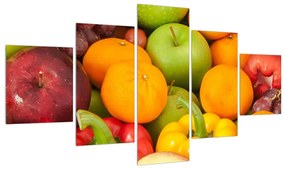 Tablou cu legume și fructe (125x70 cm), în 40 de alte dimensiuni noi