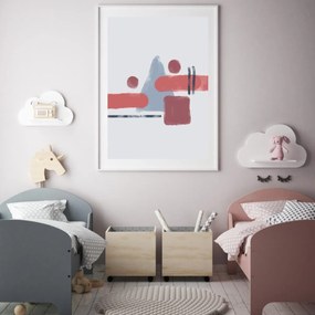 Poster - Abstracție pictată (A4)