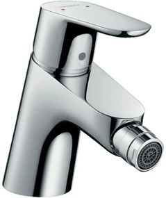 Baterie bideu, Hansgrohe, Focus, cu ventil click-clack, crom