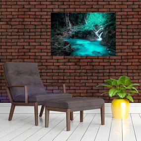 Tablou - Oază turcoaz (90x60 cm)