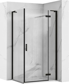 Cabina dus REA Hugo Black 90x80