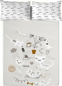 Set de foi Panzup Gatos 2 Pat 80/90 160 x 270 cm