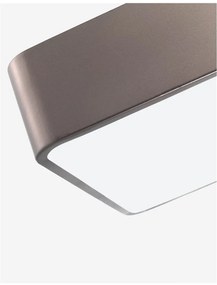 Plafoniera design modern 36x36cm Ragu bronz NVL-866603