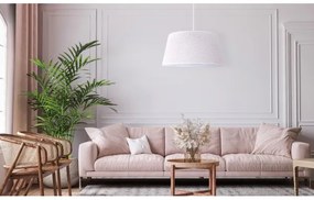 Duolla - Lustră pe cablu BOUCLE 1xE27/15W/230V d. 50 cm albă