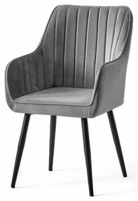 Set de scaune de sufragerie Nova Grey, 2 buc.