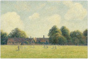 Tablou - Camille Pissarro, Hampton Court Green, reproducere (90x60 cm)