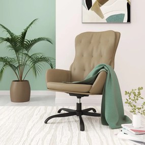 341246 vidaXL Scaun de relaxare, cappuccino, piele ecologică