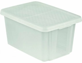 Cutie de depozitare Curver Essentials cu capac 45l, transparentă, 45 l