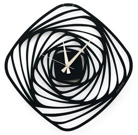 Ceas metalic de perete Girdap, ⌀ 50 cm, negru