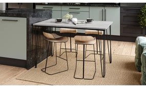 Masă de dining HALIJA beton gri