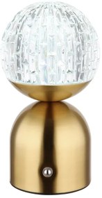 Lampă LED tactilă dimabilă de masă Globo 21007M JULSY LED/2,5W/3,7V 2700/4000/6500K alamă