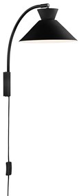 Aplica de perete design modern Dial negru
