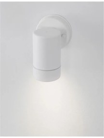 Aplica perete de exterior cu iluminat ambiental IP44 LIMBIO I alba