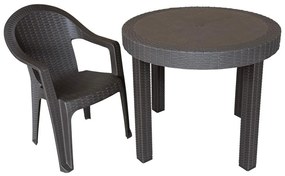 Scaun de grădină Zanjar (maro) . 1116565