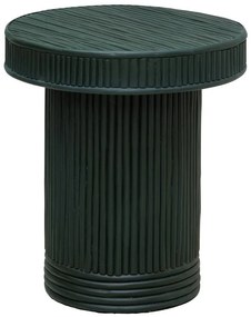 Masuta laterala, din rattan, green Barbade