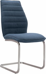 Set 2 scaune Boston albastre 45/65/96 cm