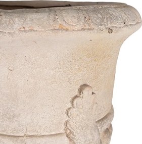 Jardinieră decorativă, bej, stil baroc, 33x33x69 cm
