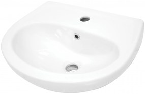 Lavoar baie suspendat alb 45 cm Deante Jasmin 457x364 mm