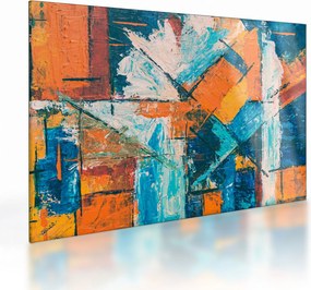 Tablou pe sticlă - Abstract (70x50 cm)