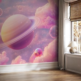 Fototapet - Planetă roz (147x102 cm)