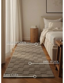 Covor tip traversă bej țesut manual din lână 80x200 cm Scala – Villeroy&amp;Boch