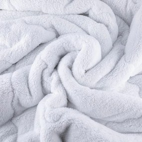 decoDoma Set matlasat cu blăniţă INVERNO albastru închis
