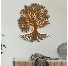 Li-Go 5739/DUB2 - Decorațiune LED reglabilă pentru perete LED/10W/230V 68x80 cm stejar