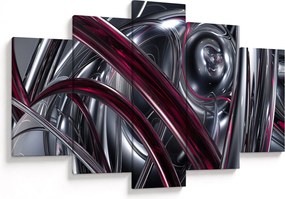 Tabloul cu abstracție gri (150x105 cm)