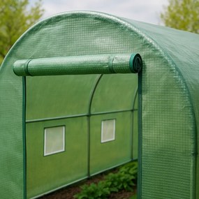 Copertină de rezervă pentru seră Happy Green verde, 2 x 3 m