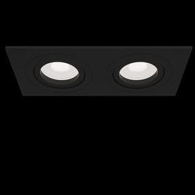 Corp incastrabil cu 2 spoturi directionabile Atom negru MY-DL024-2-02B