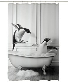 Perdea de duș 175x180 cm Showe Penguin – Little Nice Things